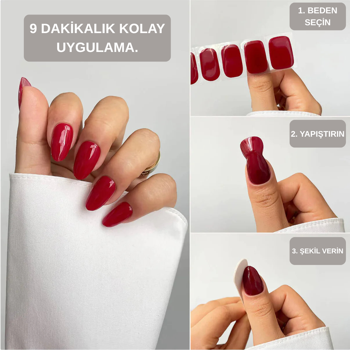 Premium Jel Tırnak Etiketi