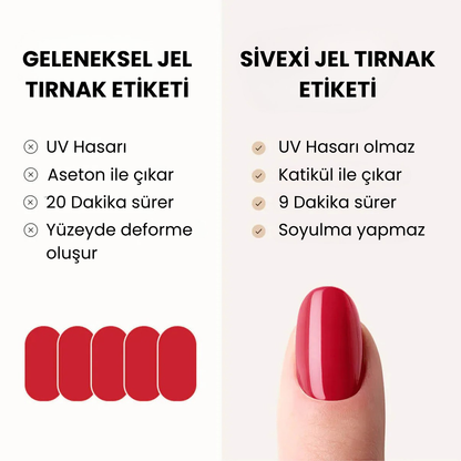Premium Jel Tırnak Etiketi